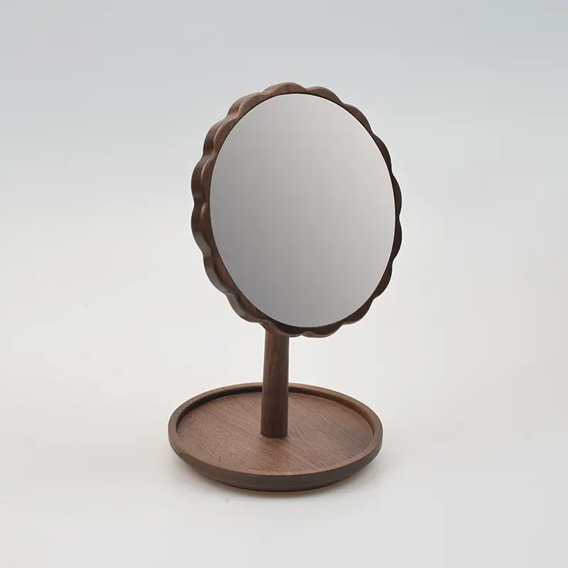 Stephen Black Walnut and Beech Wood Mirror Handicraft Solid Wood (1)