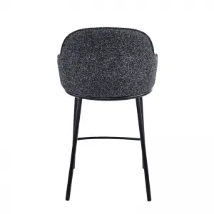 Orlan Counter Chair Upholstered Seat with Metal Frame.