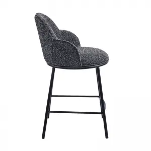 Orlan Counter Chair Upholstered Seat with Metal Frame.