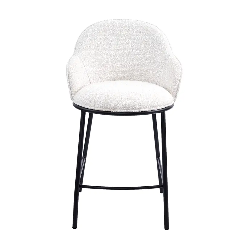 Orlan Counter Chair Upholstered Seat with Metal Frame.