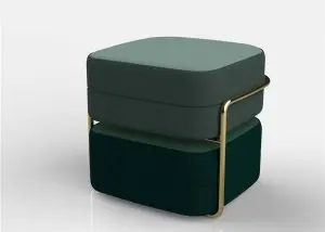 Algar Cube Stool Modern Rectangle Cube Seat